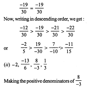 RS Aggarwal Solutions for Class 7 Maths Chapter 4–Rational Numbers Ex 4B Question 6