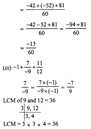 RS Aggarwal Solutions for Class 7 Maths Chapter 4–Rational Numbers Ex 4C Question 4