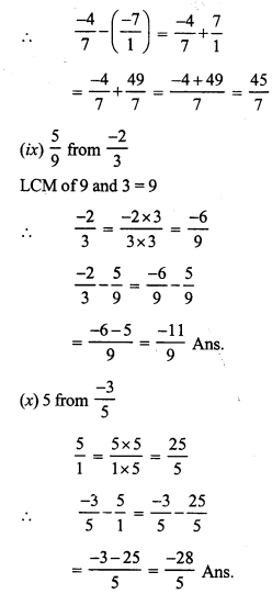 RS Aggarwal Solutions for Class 7 Maths Chapter 4–Rational Numbers Ex 4D Question 2