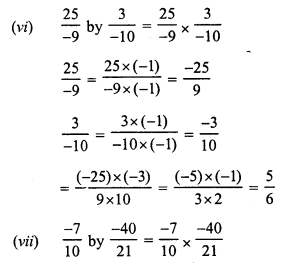 RS Aggarwal Solutions for Class 7 Maths Chapter 4–Rational Numbers Ex 4E Question 1