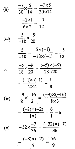 RS Aggarwal Solutions for Class 7 Maths Chapter 4–Rational Numbers Ex 4E Question 2