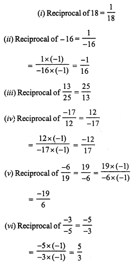 RS Aggarwal Solutions for Class 7 Maths Chapter 4–Rational Numbers Ex 4F Question 1