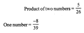 RS Aggarwal Solutions for Class 7 Maths Chapter 4–Rational Numbers Ex 4F Question 10