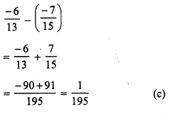 RS Aggarwal Solutions for Class 7 Maths Chapter 4–Rational Numbers Ex 4G Question 11