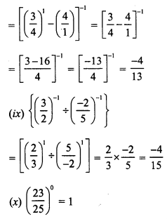 RS Aggarwal Solutions for Class 7 Maths Chapter 5–Exponents Ex 5A Question 9