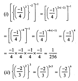 RS Aggarwal Solutions for Class 7 Maths Chapter 5–Exponents Ex 5A Question 10