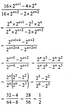 RS Aggarwal Solutions for Class 7 Maths Chapter 5–Exponents Ex 5A Question 16