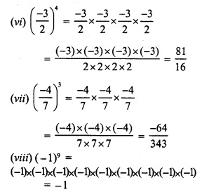RS Aggarwal Solutions for Class 7 Maths Chapter 5–Exponents Ex 5A Question 3