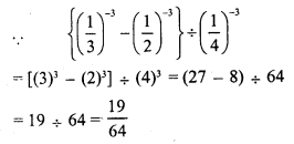 RS Aggarwal Solutions for Class 7 Maths Chapter 5–Exponents Ex 5B Question 14