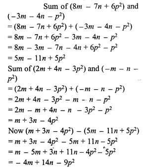 RS Aggarwal Solutions for Class 7 Maths Chapter 6–Algebraic Expressions Ex 6A Question 4