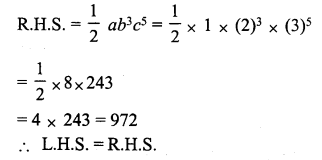 RS Aggarwal Solutions for Class 7 Maths Chapter 6–Algebraic Expressions Ex 6A Question 23