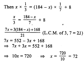 RS Aggarwal Solutions for Class 7 Maths Chapter 7–Linear Equations in One Variable Ex 7B Question 15