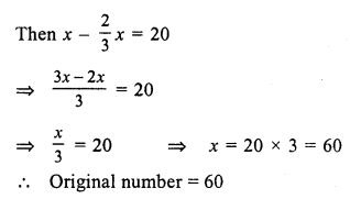 RS Aggarwal Solutions for Class 7 Maths Chapter 7–Linear Equations in One Variable Ex 7B Question 8