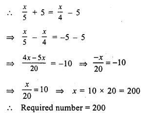 RS Aggarwal Solutions for Class 7 Maths Chapter 7–Linear Equations in One Variable Ex 7B Question 11
