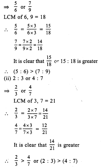 RS Aggarwal Solutions for Class 7 Maths Chapter 8–Ratio and Proportion Ex 8A Question 24
