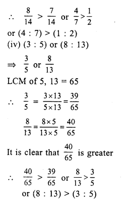 RS Aggarwal Solutions for Class 7 Maths Chapter 8–Ratio and Proportion Ex 8A Question 24