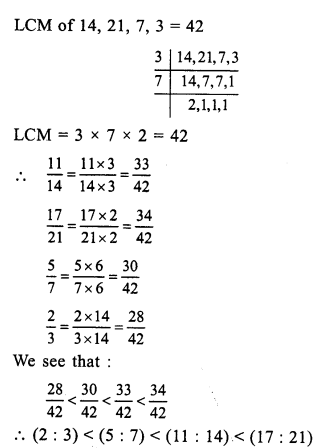 RS Aggarwal Solutions for Class 7 Maths Chapter 8–Ratio and Proportion Ex 8A Question 25