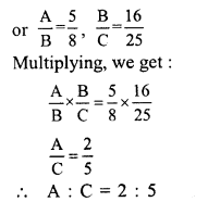 RS Aggarwal Solutions for Class 7 Maths Chapter 8–Ratio and Proportion Ex 8A Question 4