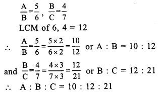 RS Aggarwal Solutions for Class 7 Maths Chapter 8–Ratio and Proportion Ex 8A Question 6