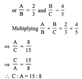 RS Aggarwal Solutions for Class 7 Maths Chapter 8–Ratio and Proportion Ex 8C Question 2