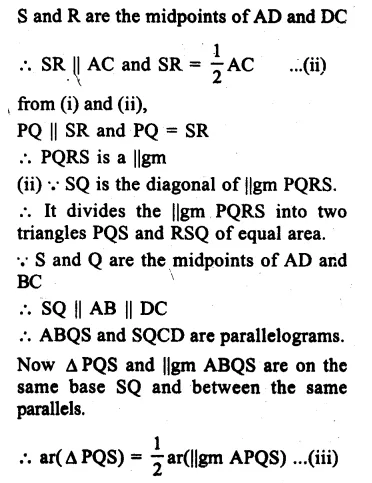 RS Aggarwal Solutions for Class 9 Maths Chapter 10–Area Question 21