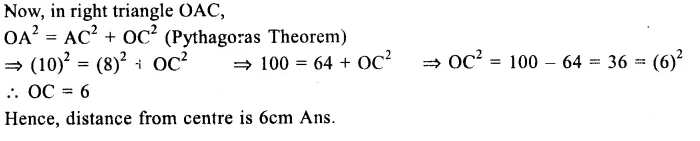 RS Aggarwal Solutions for Class 9 Maths Chapter 11–Circle Ex 11A Question 1