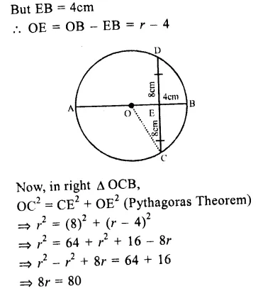 RS Aggarwal Solutions for Class 9 Maths Chapter 11–Circle Ex 11A Question 7