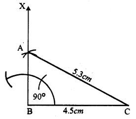 RS Aggarwal Solutions for Class 9 Maths Chapter 12–Geometrical Constructions Question 10