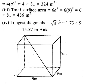 RS Aggarwal Solutions for Class 9 Maths Chapter 13–Volume and Surface Area Ex 13A Question 15