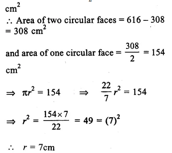 RS Aggarwal Solutions for Class 9 Maths Chapter 13–Volume and Surface Area Ex 13B Question 10
