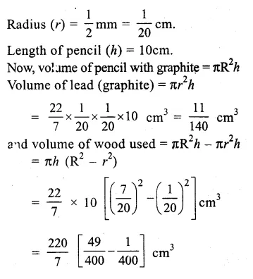 RS Aggarwal Solutions for Class 9 Maths Chapter 13–Volume and Surface Area Ex 13B Question 18