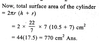 RS Aggarwal Solutions for Class 9 Maths Chapter 13–Volume and Surface Area Ex 13B Question 6