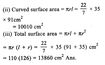 RS Aggarwal Solutions for Class 9 Maths Chapter 13–Volume and Surface Area Ex 13C Question 1