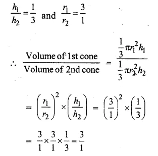 RS Aggarwal Solutions for Class 9 Maths Chapter 13–Volume and Surface Area Ex 13C Question 10