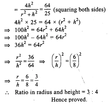 RS Aggarwal Solutions for Class 9 Maths Chapter 13–Volume and Surface Area Ex 13C Question 14