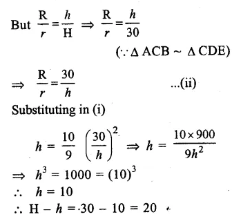 RS Aggarwal Solutions for Class 9 Maths Chapter 13–Volume and Surface Area Ex 13C Question 16