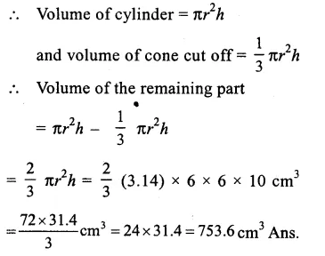 RS Aggarwal Solutions for Class 9 Maths Chapter 13–Volume and Surface Area Ex 13C Question 17