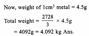 RS Aggarwal Solutions for Class 9 Maths Chapter 13–Volume and Surface Area Ex 13D Question 23