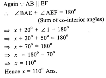 RS Aggarwal Solutions for Class 9 Maths Chapter 4–Lines and Triangles Ex 4A Question 6