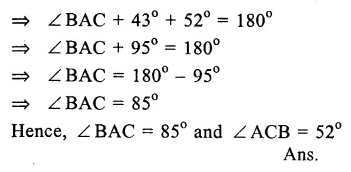 RS Aggarwal Solutions for Class 9 Maths Chapter 4–Lines and Triangles Ex 4A Question 15