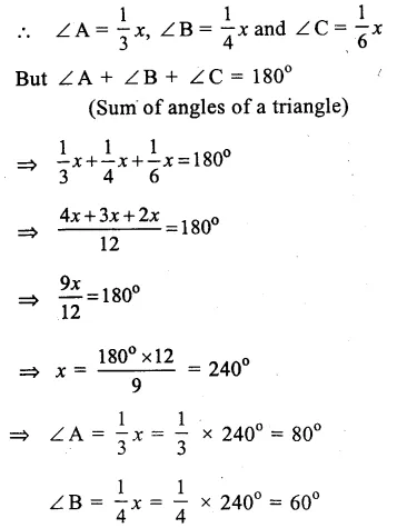 RS Aggarwal Solutions for Class 9 Maths Chapter 4–Lines and Triangles Ex 4A Question 3