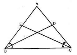RS Aggarwal Solutions for Class 9 Maths Chapter 5–Congruence of Triangles and Inequalities in a Triangle Question 18