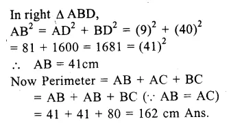 RS Aggarwal Solutions for Class 9 Maths Chapter 7–Areas Question 10