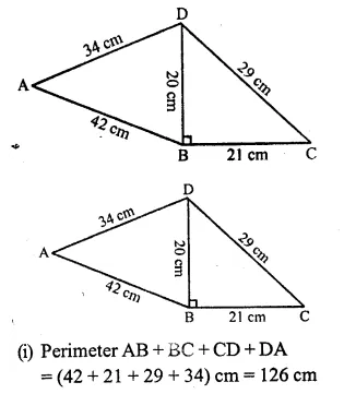 RS Aggarwal Solutions for Class 9 Maths Chapter 7–Areas Question 20