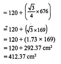 RS Aggarwal Solutions for Class 9 Maths Chapter 7–Areas Question 21