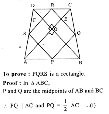 RS Aggarwal Solutions for Class 9 Maths Chapter 9–Quadrilaterals and Parallelograms Ex 9C Question 13