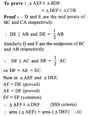 RS Aggarwal Solutions for Class 9 Maths Chapter 9–Quadrilaterals and Parallelograms Ex 9C Question 7