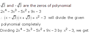RS Aggarwal Solutions for Class 10 Maths Chapter 2–Polynomials Exercise 2B Question 16