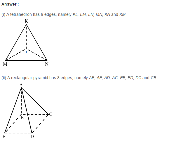 RS Aggarwal Solutions for Class 8 Maths Chapter 19–Three-Dimensional Figures Ex 19A Q2