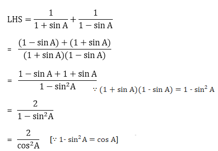 RD Sharma Solutions for Class 10 Maths Chapter 6 Trigonometric Identities